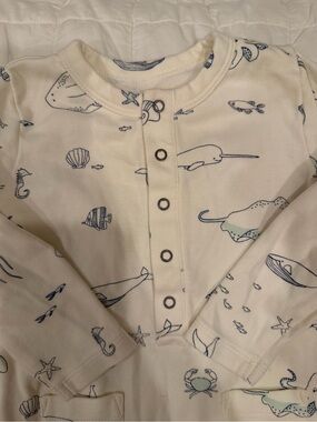 Pehr Cream Nautical Print One-Piece